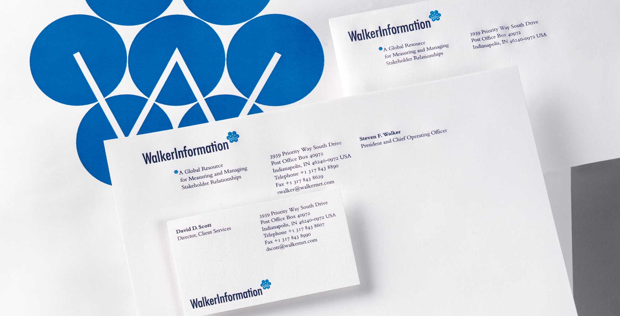 walker-information_stationery.jpg Art Direction by: Bart Crosby, Crosby Associates